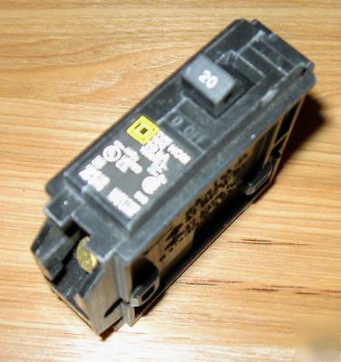 Square d homeline 20A 20 amp single pole breaker HOM120