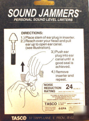 Tasco sound jammer earplugs