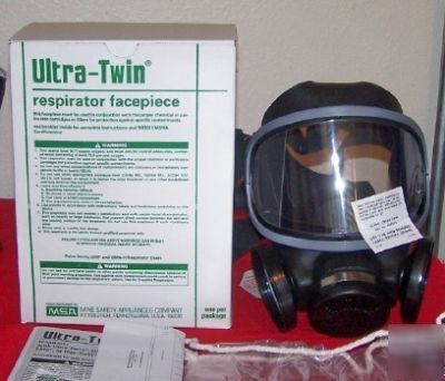 10 (ten) msa full face respirator respiratory hazards