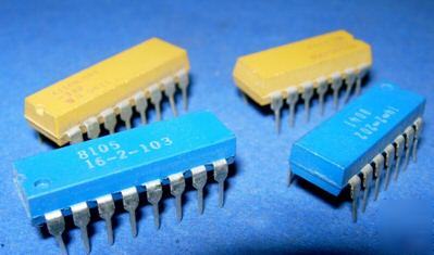 4114R-1-222 dip bourns bii resistor network 2.2K 6 pcs