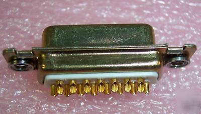 500 DAY15S cinch 15 pos d-sub solder cup gold contacts