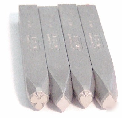 Custom metal stamping playing card symbol steel stamp