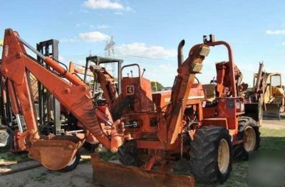 Ditch witch 8020 trencher,backhoe,cable plow combo 4X4 