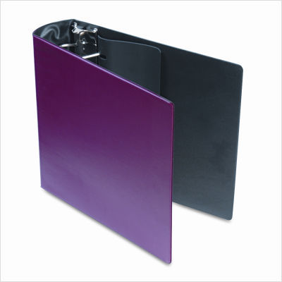 Dxlangle-d locking 3-ring binder w/label holder,burgndy