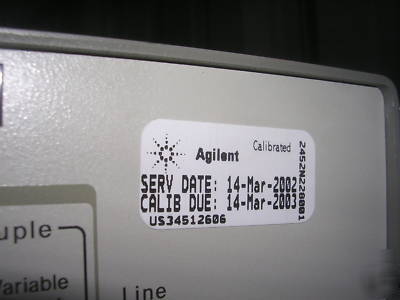 Hewlett packard 1142A probe control & power module used
