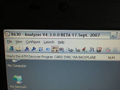 Jdsu 8635 telecom protocol analyzer