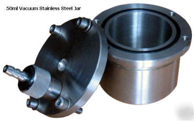 Lab ball mill jar agate teflon zirconia ceramic st. st.