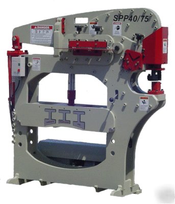 New 75 ton iroquois ironworker-press-pipe bender-brake