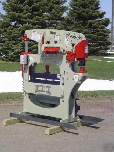 New 75 ton iroquois ironworker-press-pipe bender-brake