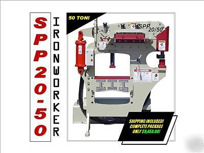 New 75 ton iroquois ironworker-press-pipe bender-brake