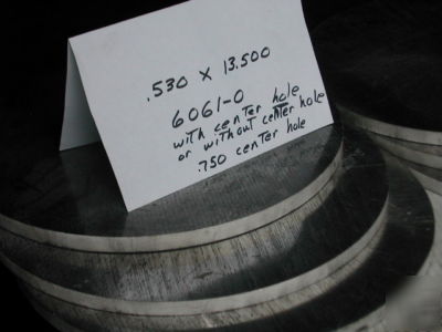 New aluminum circle 6061 stock