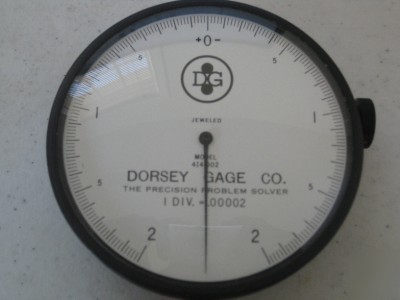 New dorsey gage co. dg dial indicator 