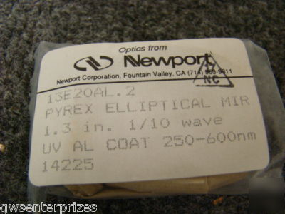 New port nrc 13E20AL.2 pyrex elliptical mirror 1.3 in