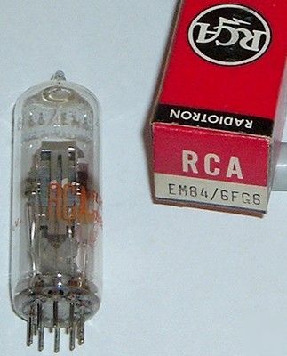 New tube rca 6FG6 / EM84 nos eye indicator em 84