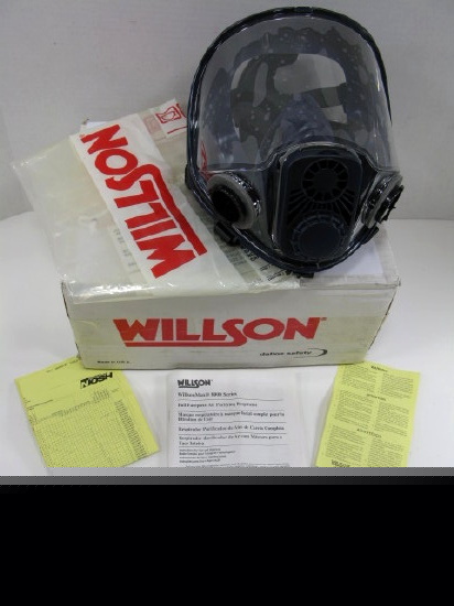 New willson willsonmax 8600 full facepiece respirator 