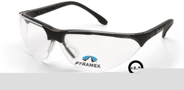 Pyramex rendezvous reader glasses - clear + 2.5 lens
