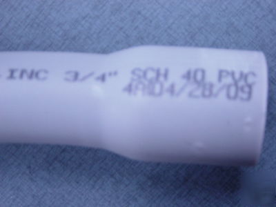 Rigid pvc sch 40 elec. conduit 3/4