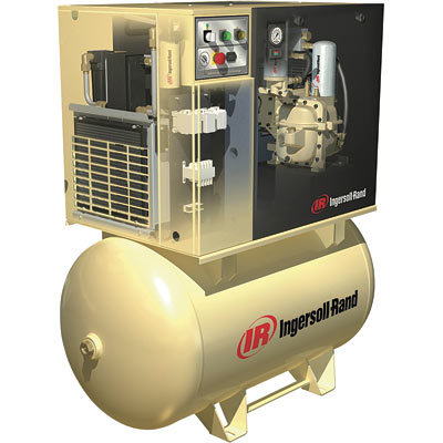 Rotary screw compressor w/total air system 230VS 1PHASE