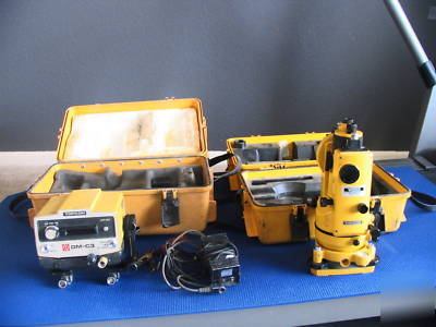 Topon theodolite tl-6DE & distance METERDMC3
