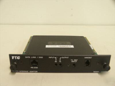Ttc/acterna 41440A T1 fractional interface adapter card