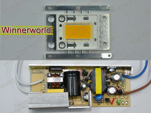Warm white 50W high power 3000LM led light + ac driver