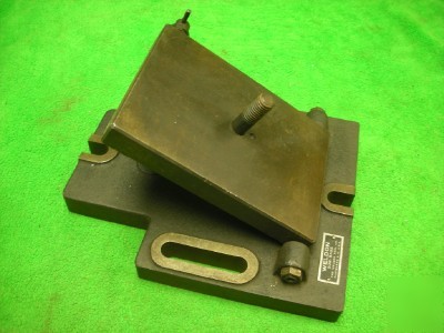 Weldon 35/deg sine table plate sub-base 4-3/8
