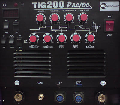 Weldsmart tig 200 amp ac/dc pulse welder melb pick up 