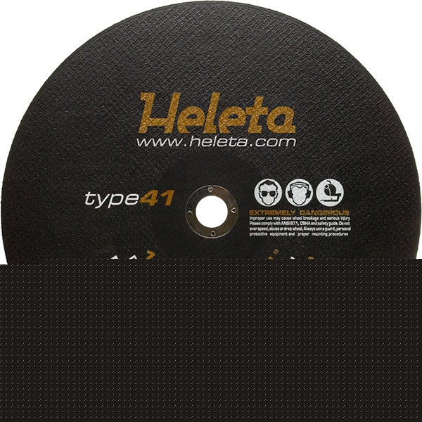 Abrasive metal cutting wheel 14