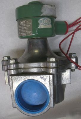 Asco aluminium solenoid gas valve 1 3/4