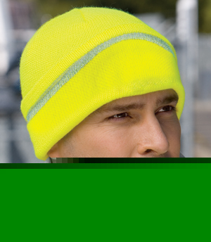 24 reflective safety beanie skull cap construction