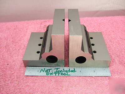 Angle plates step matched pair toolmaker machinist 