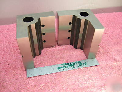 Angle plates step matched pair toolmaker machinist 