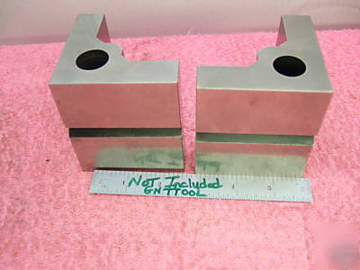 Angle plates step matched pair toolmaker machinist 