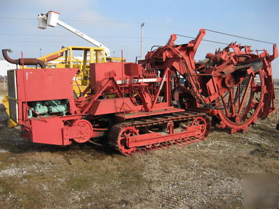 Cleveland js 36 bucket wheel trencher no 