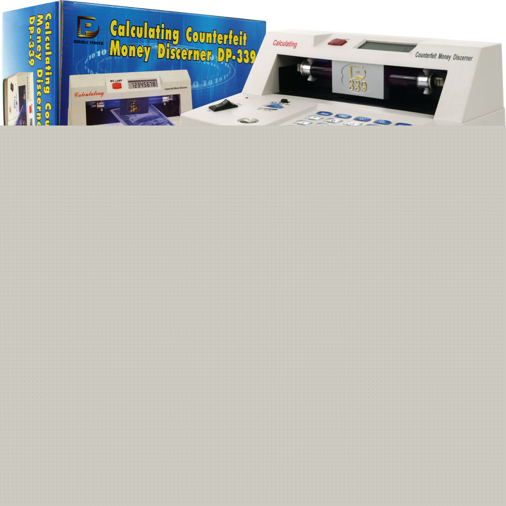 Counter top counterfeit money detector + verifies docs
