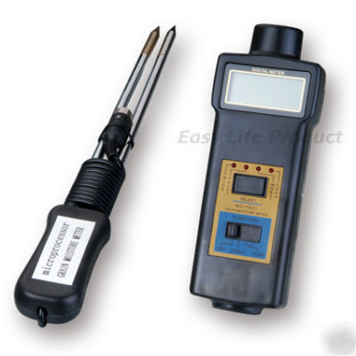 Grain moisture temperature meter tester hay damp wheat