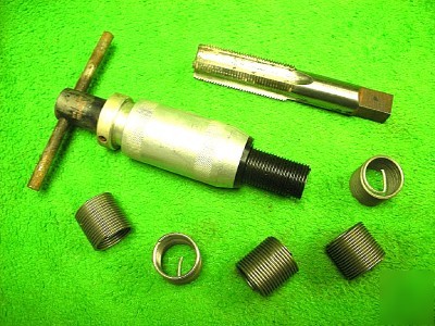 Helicoil screw thread insert prewinder & tap 7/8-14