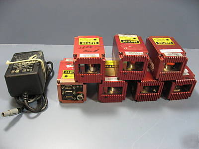 Lot of 7 - lazerdata series 9000 laser scanners -di-