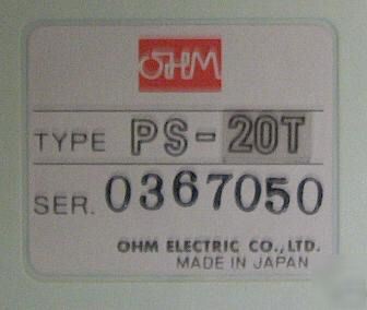 Ohm elect teaching box ps-20T-r for ps-200 controllers