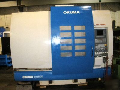 Okuma crown V4018 vertical machining center year 2000