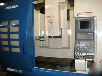 Okuma crown V4018 vertical machining center year 2000