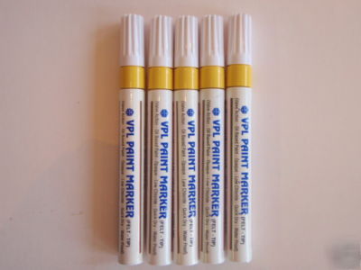 Synergy paint markers felt tip white, yellow, black