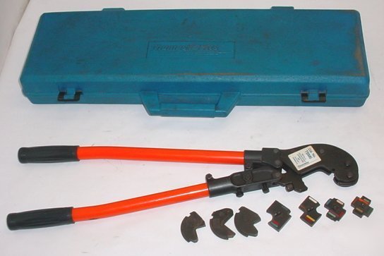 Thomas betts t&b TBM6 compression crimper tool & dies 