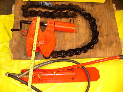 Wheeler rex pipe cutter plumbing contractor tool ridgid