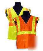 Ansi class ii mesh vest (size reg) lime ivrg-3R-or