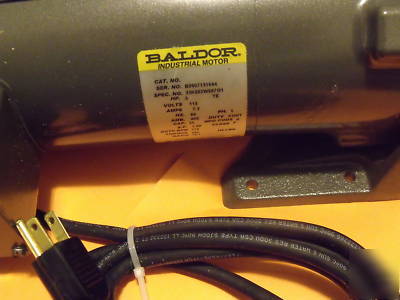 Baldor industrial motor .5 hp 115 volts 7.2 amps