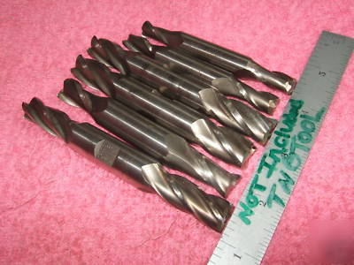 Endmills 6 various sizes all 4 bridgeport machinist bp