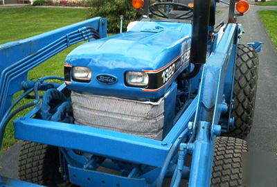 Ford 1320 tractor, 4X4, hydro, ps with loader & backhoe