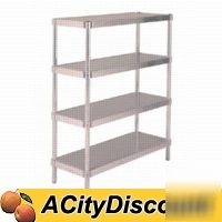 New 18X48X60IN. heavy-duty shelving unit with 4 shelves