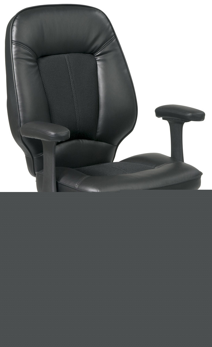 New high back executive desk leather black office chair